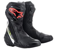 Alpinestars Supertech-R Modèle 2021 Bottes ( Noir/Blanc/Rouge / Jaune) Gr : 42