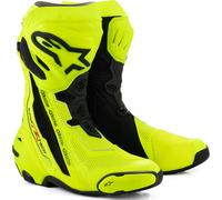 Alpinestars Supertech R Vented, bottes perforées 46 EU Jaune Néon/Noir Jaune Néon/Noir