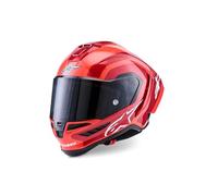 Alpinestars Supertech R10 Arius Carbon Casque, noir blanc rouge, XS (53/54)
