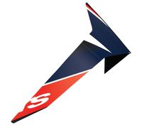 Alpinestars Supertech R10 Team Standard Spoiler, noir/rouge/bleu