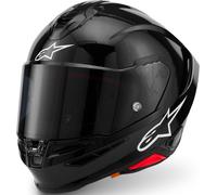 Alpinestars Supertech R7 Casque, Noir brillant, Taille S