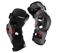 Alpinestars Supertech RK-10 2026 Protège-genoux Plasma MX Off-Road Noir Rouge