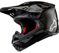 Alpinestars Supertech S-M10 Fame 2024 Casque de motocross, noir, taille 2XL pour homme