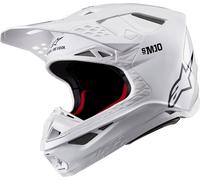 Alpinestars Supertech S-M10 Solid, casque de motocross XXL Blanc Blanc