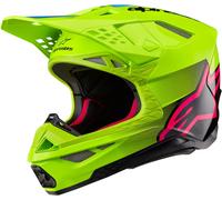 ALPINESTARS Casque moto Supertech S-M10 Unite Yellow Fluo / Black / Diva Pink Glossy 2024 XS