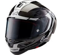 Alpinestars Supertech S-R10 Element, casque intégral XL Noir/Argent Noir/Argent