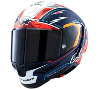 Alpinestars Supertech S-R10 Pedro Acosta L.E., casque intégral S Mat Bleu Foncé/Rouge/Blanc Mat Bleu Foncé/Rouge/Blanc