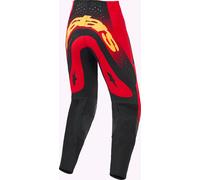 Alpinestars Supertech Scenz Pantalons de motocross, Rouge/Noir/Jaune, Taille 30