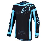 alpinestars Supertech Vesta Hommes Maillot Noir/Turquoise XL