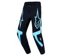 alpinestars Supertech Vesta Hommes Pantalon de cross Noir/Turquoise 38