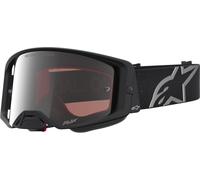 Alpinestars Supertech Vesta Mirror Lunettes de motocross, Noir/Argent, Taille unique