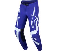 Alpinestars Supertech Vesta Pantalon de motocross, bleu/blanc, Taille 28