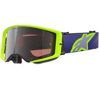 Alpinestars Supertech Vision Corp Lunettes de motocross, pourpre-jaune pour homme