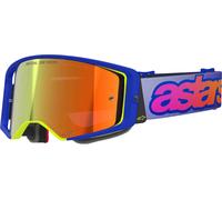 Alpinestars Supertech Vision Vista Lunettes de motocross, bleu/jaune