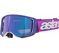 Alpinestars Supertech Vision Vista Lunettes de motocross, violet/rose