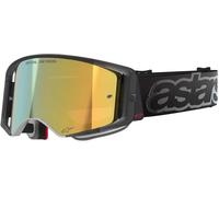 Alpinestars Supertech Vision Vista Lunettes de motocross, noir-or pour homme