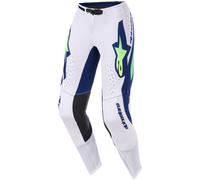 Alpinestars Supertech Vista Pantalons de motocross, Gris/bleu, Taille 34