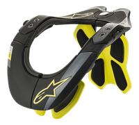 Alpinestars Support De Cou Bns Tech 2 Black Yellow Fluo, Taille: XS/M