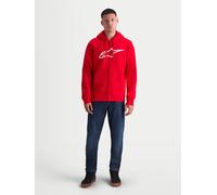 Alpinestars Sweat À Capuche Ageless Zip V3 Red White, Taille: XXL