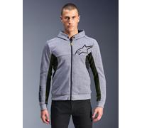 Alpinestars Sweat À Capuche Chrome Air Sport Gray Heather Black, Taille: XXL