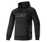 Alpinestars MM93 Thunder Sweat à capuche de moto, noir, taille XL pour homme