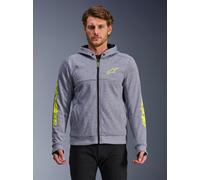 Alpinestars Sweat À Capuche Sport Chrome V2 Gray Heather Fluo Yellow