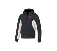 Alpinestars Sweat À Capuche Sport Honda Chrome V3 Anthracite Melange Off White, Taille: XS