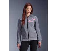 Alpinestars Sweat À Capuche Sport Stella Chrome V2 Gray Heather Pink Fluo