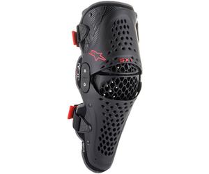Alpinestars SX-1 V2 Protecteurs du genou, noir-rouge, taille 2XL pour homme