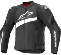 Alpinestars T-GP Plus R V4 Airflow veste textile de moto perforée, noir-blanc, taille L pour homme
