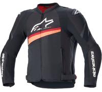Alpinestars T-GP Plus R V4 Airflow veste textile de moto perforée, noir-rouge, taille 4XL pour homme