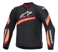 Alpinestars T-GP Plus R V4, veste en textile 4XL Noir/Rouge Néon Noir/Rouge Néon