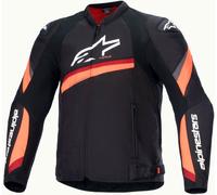 Alpinestars T-GP Plus R V4, veste en textile 3XL Noir/Rouge Néon Noir/Rouge Néon