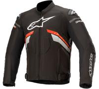 Alpinestars T-GP Plus V3 Veste textile de moto, Noir/Blanc/Rouge, Taille XXL