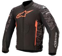 Alpinestars T-GP Plus V3 Veste textile de moto, noir-multicolore, taille S pour homme