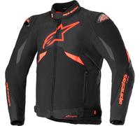 Alpinestars T-GP R V3 Drystar Veste textile de moto imperméable, noir-blanc-rouge, taille XL pour homme