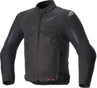 Alpinestars T-GP R V3 Drystar Veste textile de moto imperméable, noir, Taille S