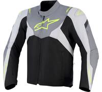 Alpinestars T-Jaws V4, veste textile imperméable M Noir/Gris Clair/Gris Foncé/Jaune Néon Noir/Gris Clair/Gris Foncé/Jaune Néon