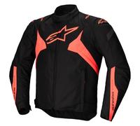 Alpinestars T-Jaws V4, veste textile imperméable M Noir/Rouge Néon Noir/Rouge Néon