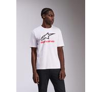 Alpinestars T-Shirt Always 2.0 CSF White Black Red, Taille: XS