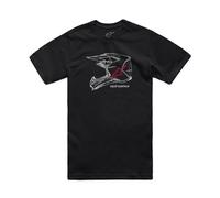 Alpinestars T-Shirt CSF MX Pour Casque Moto Noir Blanc ATV/UTV