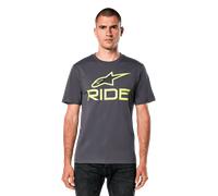 T-Shirt Alpinestars Ride 4.0 CSF Charbon/Lime/NoirS Charbon,Lime,Noir