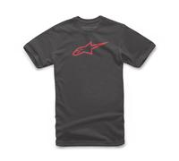 Alpinestars T-shirt SS en coton pour homme ~ Ageless Classic Noir Rouge