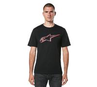Alpinestars T-shirt SS en coton pour hommes ~ Ageless Shadow CSF noir rouge