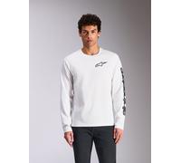 Alpinestars T-Shirt Trackside CSF White Black, Taille: M