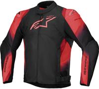 Alpinestars T-SP 1 V2 Veste textile de moto imperméable, noir/rouge, Taille S