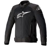 Alpinestars T-SP X Superair Veste textile de moto, noir-blanc, taille L pour homme