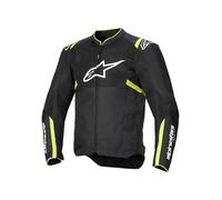 Alpinestars T-Sps Air V2 Blouson textile de moto, schwarz/neon/gelb, XL