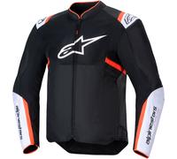 Alpinestars T-Sps Air V2 Blouson textile de moto, noir-blanc-rouge, taille M pour homme