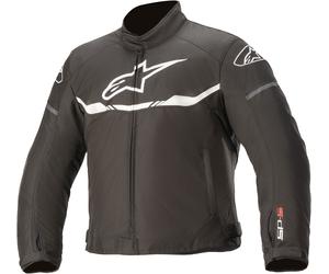 Alpinestars T-SPS Veste textile de moto imperméable à l’eau d’enfants, Noir/Blanc, Taille 120 cm